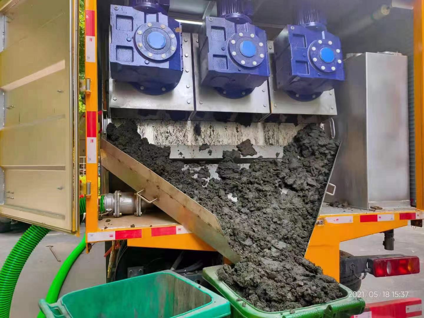 和硕化粪池清掏城市维护站-泥浆净化干湿分离处理